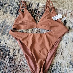 Forever 21 Taupe Bikini Bottoms ONLY - 2X